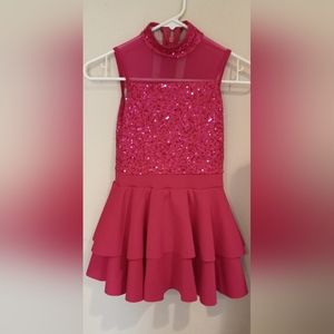 Weissman Hot Pink Jazz dance costume